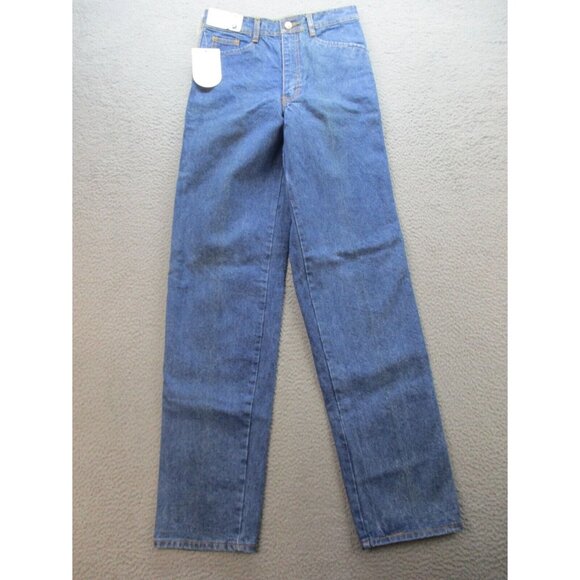 Vintage Unionbay Jeans Women's 30 Super High Rise Straight Leg Deadstock 80s - Picture 1 of 13